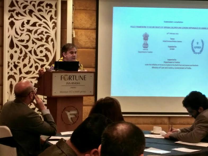 To secure rights of orphan children in JK;