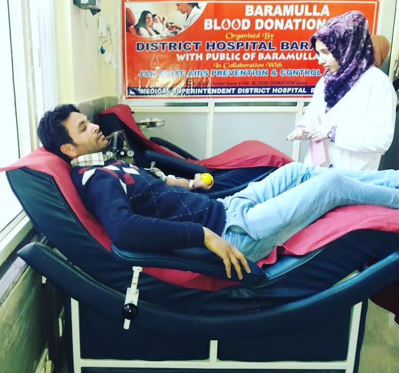 Blood donation camp organized at DH Bla