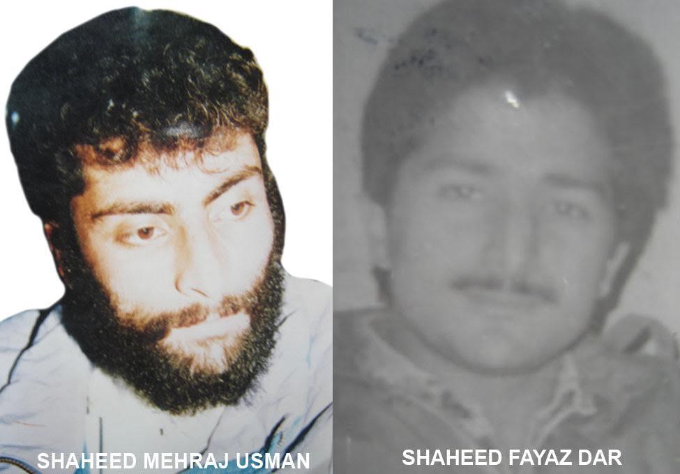 JKLF pays tributes to its martyrs Fayaz Ahmad, Mehraj Ud Din