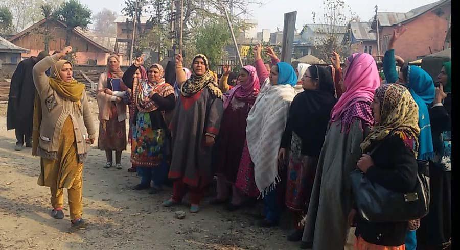 ICDS supervisors protest against Govt order