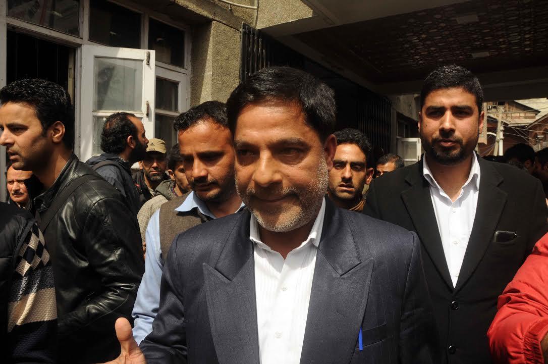 PDP candidate files nomination papers for Srinagar LS seat