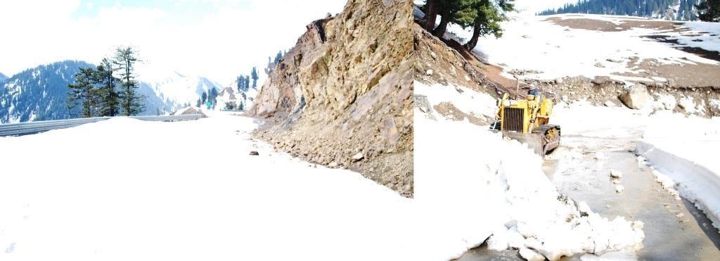 Restoration work on Mughal road under progress