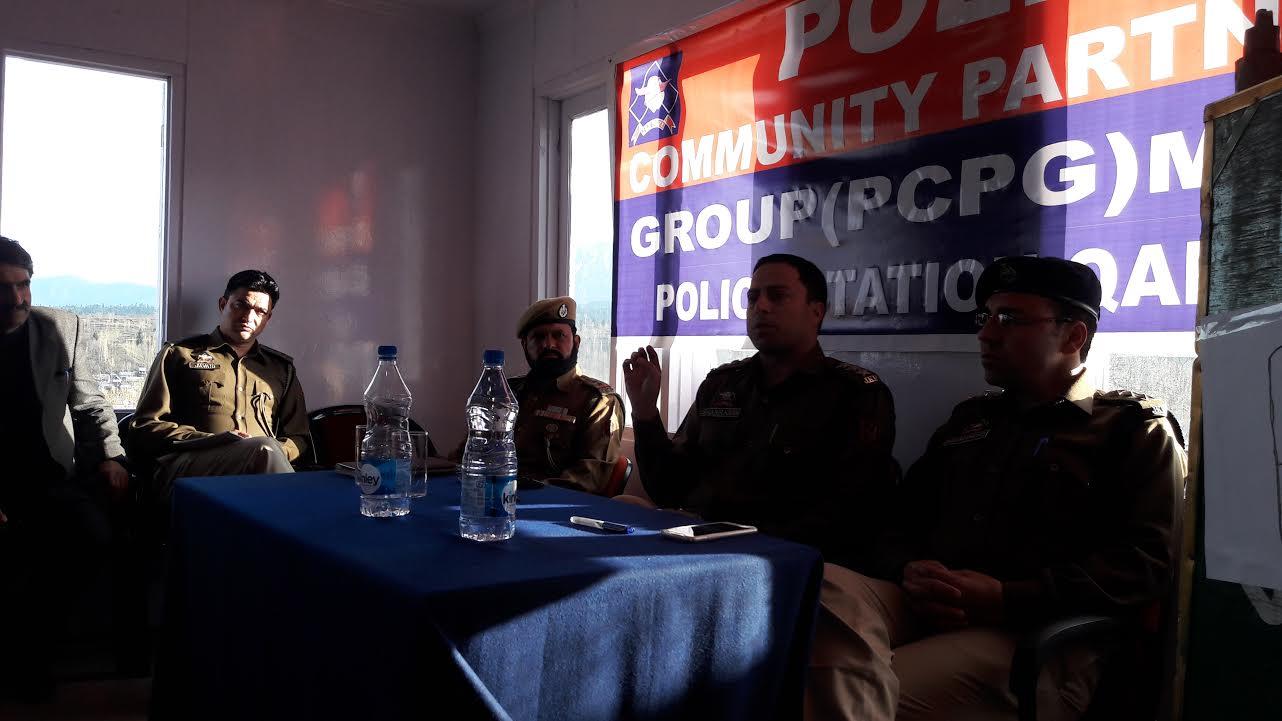 Police Public meet organized at PS Qalmabad