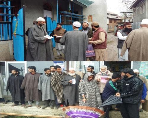 JKLF leaders, activists visit many areas in south, central Kashmir