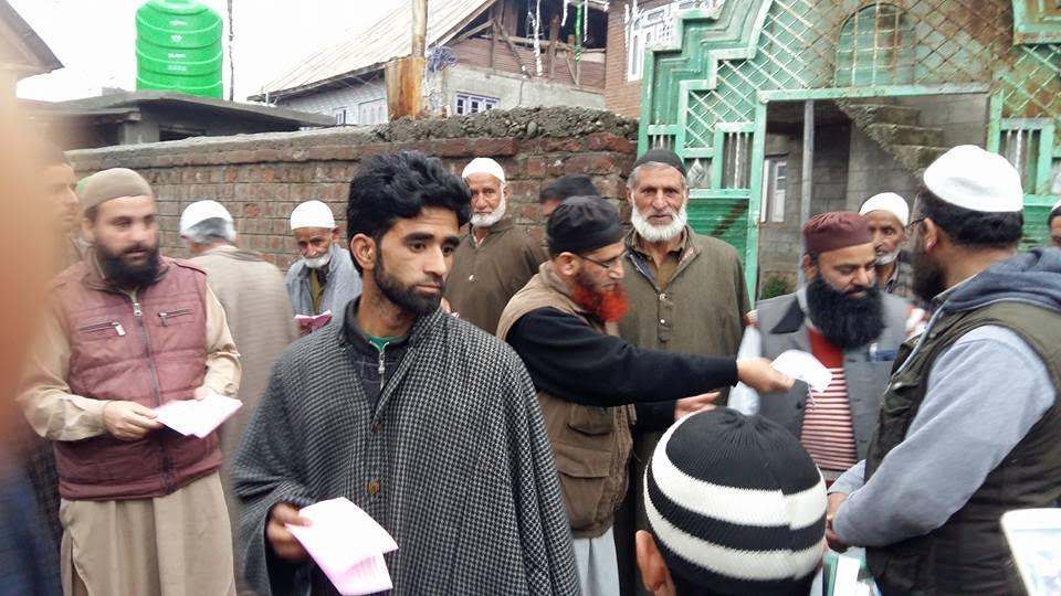 JKLF leaders visit several South, Central Kashmir areas