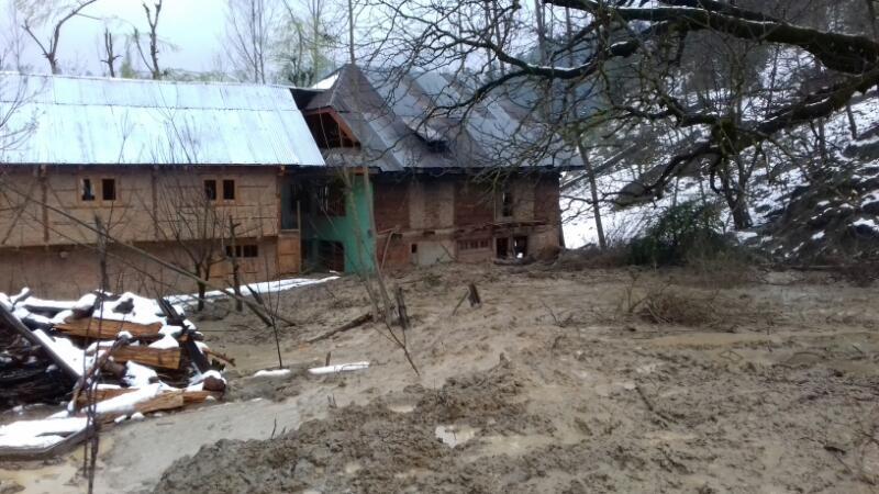 Rain, Snow damage properties in Kupwara dist