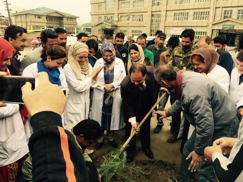 LD in collaboration with urban forestry organizes plantation drive