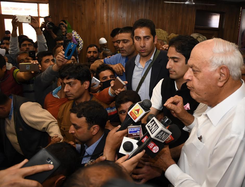 Dr Farooq Abdullah expresses grief over loss of lives, injustices