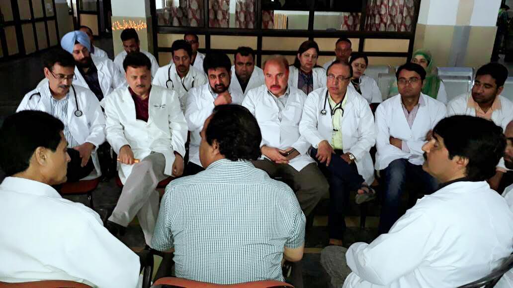 Doctors, paramedics of DH Doda on indefinite strike over suspension of their colleague