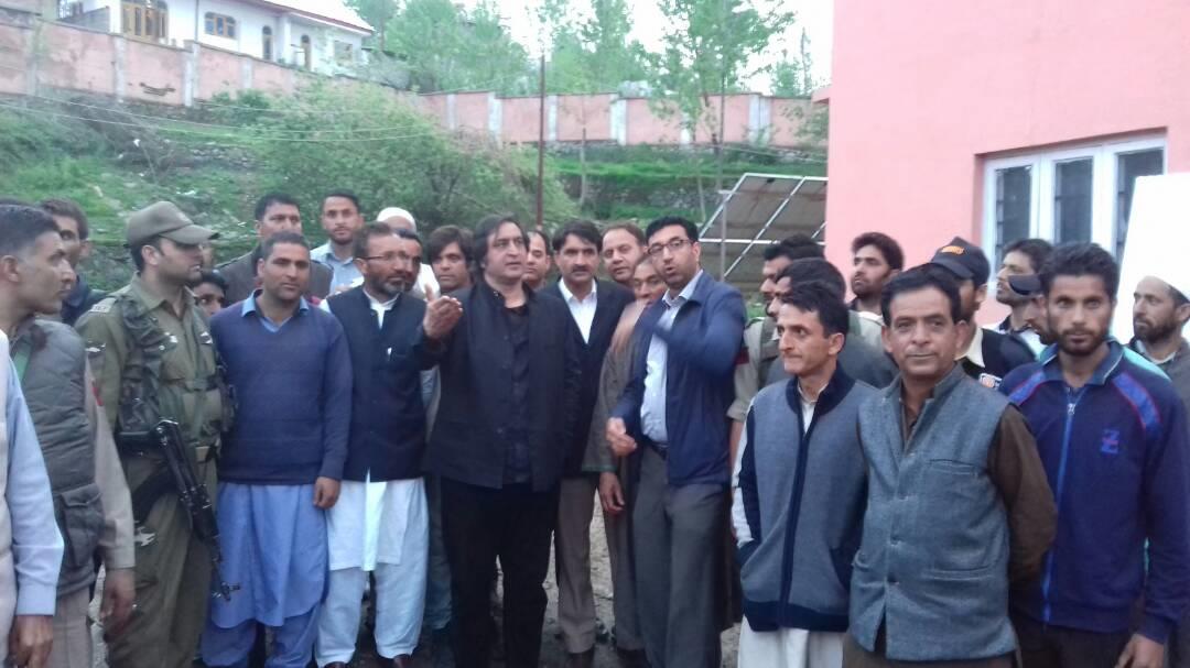 Sajad Lone visits Kupwara