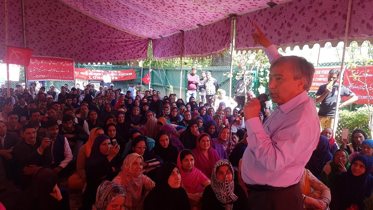 Onslaught on labours too severe, can be met with united struggle: Tarigami