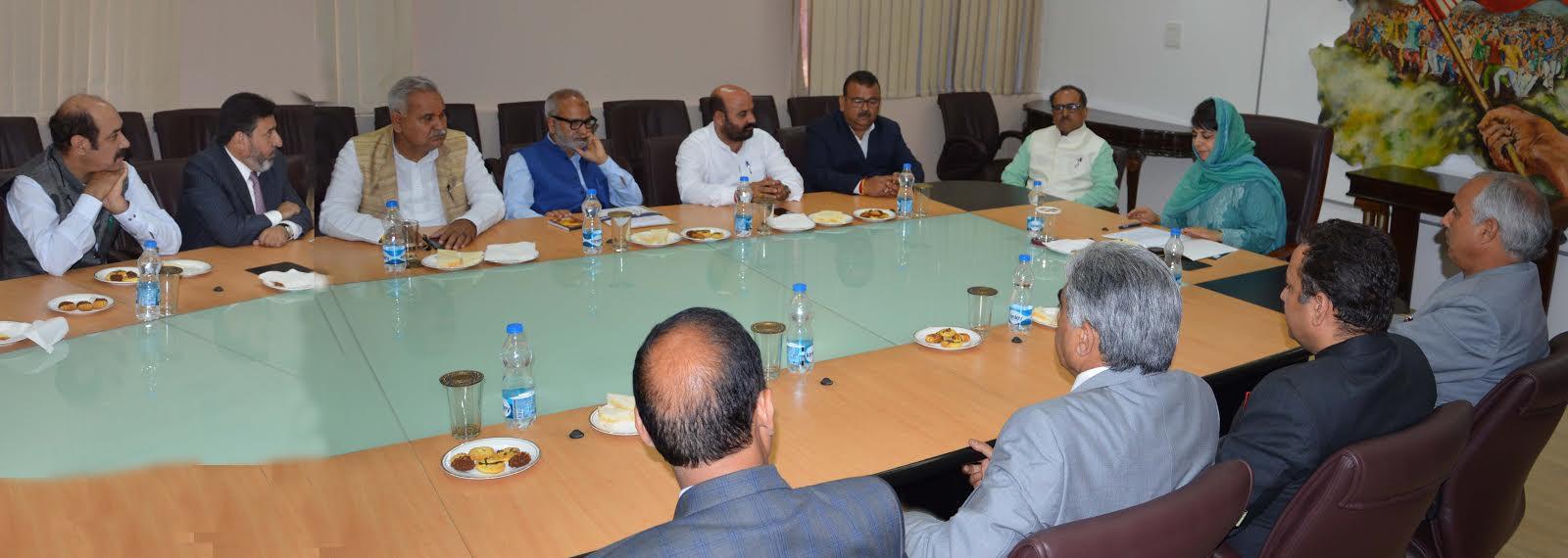 Collective, heedful efforts needed to get JK out of difficult times: Mehbooba