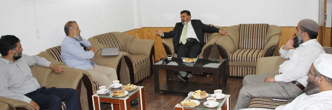 European delegation calls on Altaf Bukhari