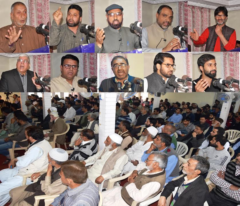 Hurriyat (M) holds seminar in connection with Hafta-e-Shahadat