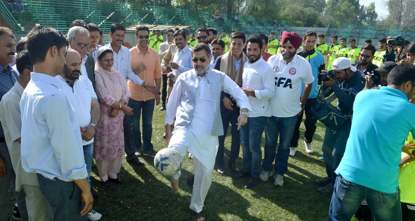 Ansari launches J&K’s first professional Football Academy