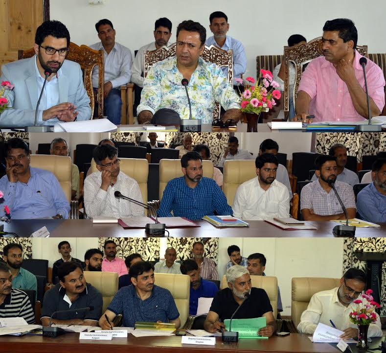Zulfkar Ali reviews functioning of FCS&CA, LMD, DIPR in Anantnag