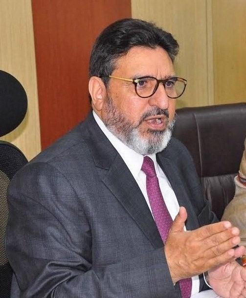 Altaf Bukhari visits Sameer at SMHS