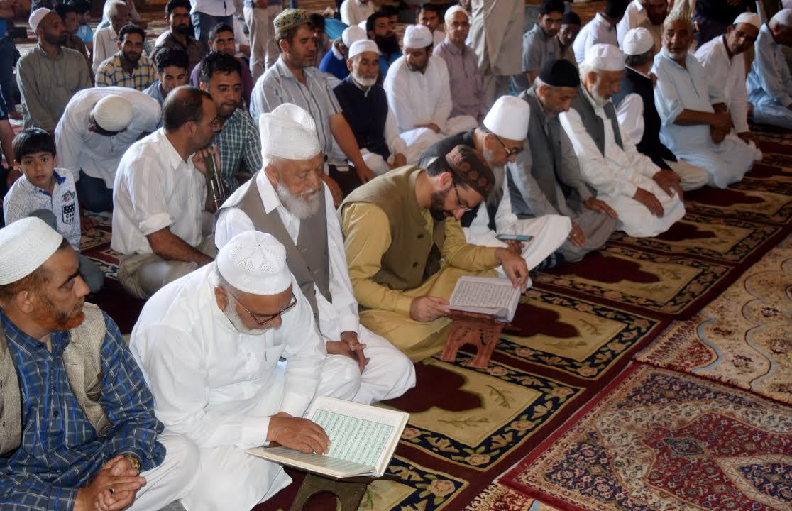 Majlis-e-Quran Khawani held at Jamia Masjid