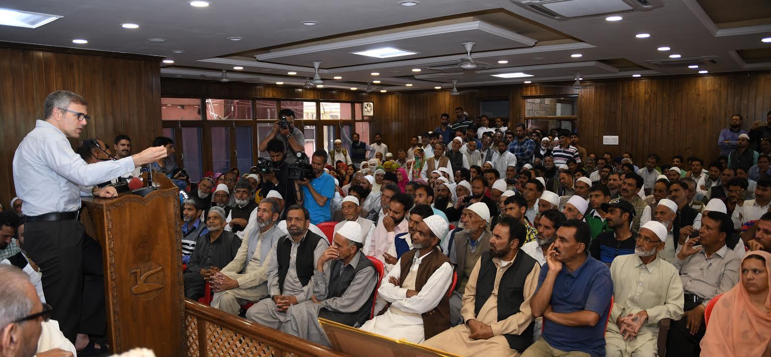 Use of force, repression won’t resolve Kashmir Issue: Omar