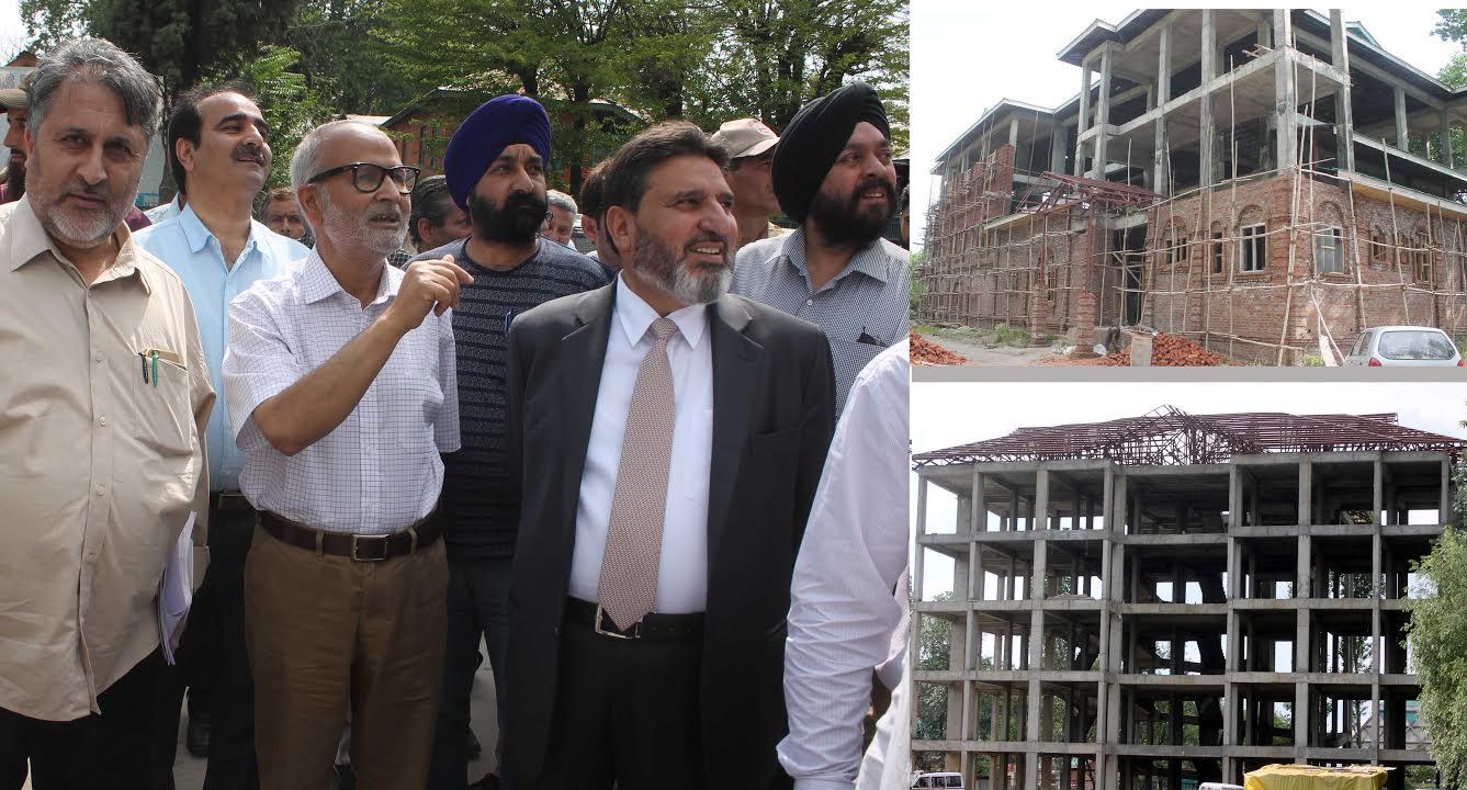 Altaf Bukhari reviews functioning of JKIMS