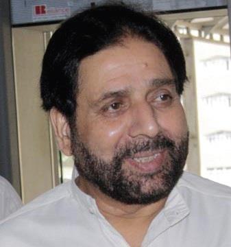 Hakim Yasin greets people on Eid-ul-Fitr