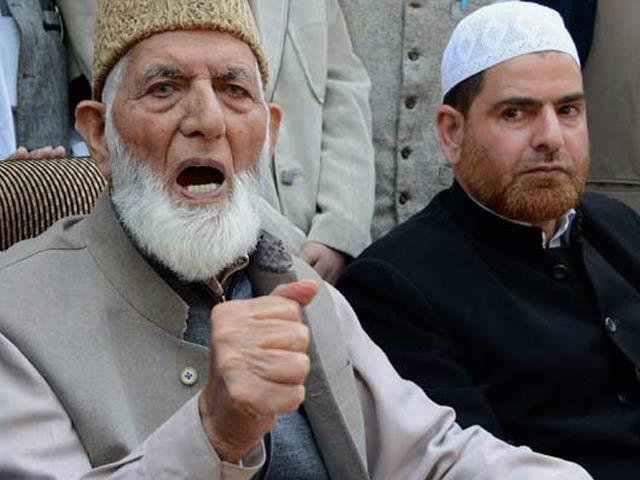 Geelani condemns detention of Hurriyat leaders
