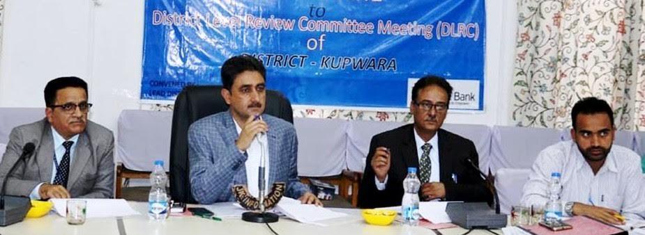 DDC Kupwara reviews functioning of Banks in DLRC meeting