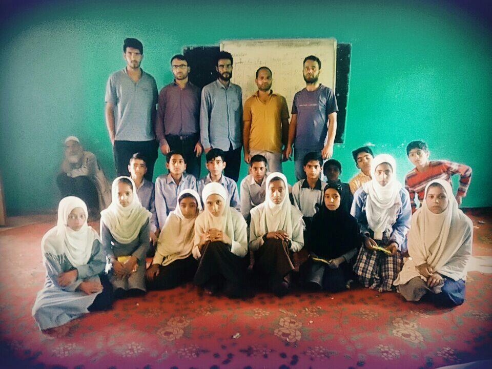 Inter-School art competition organized on behalf of Er Rasheed