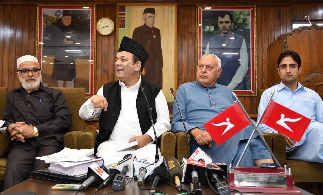 Fiscal Autonomy and Special Position of J&K grossly eroded: NC