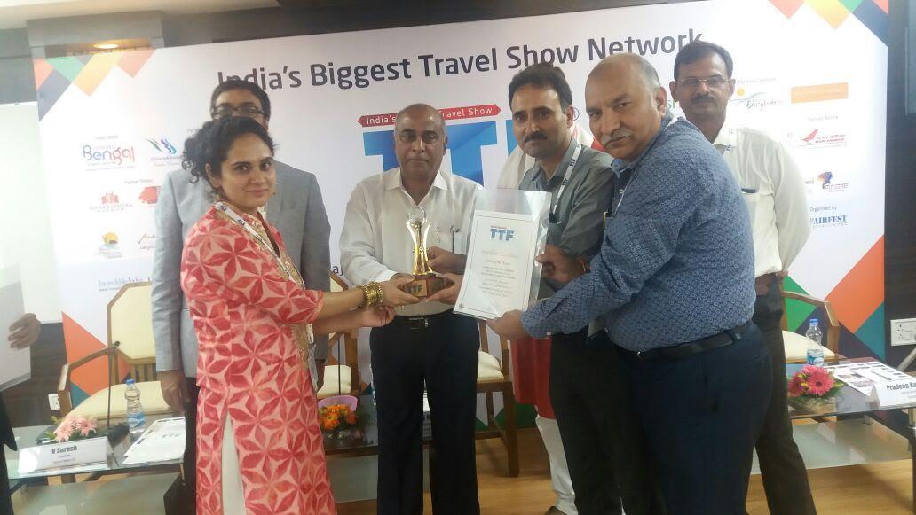 JK awarded at Travel Trade Fair Kolkata