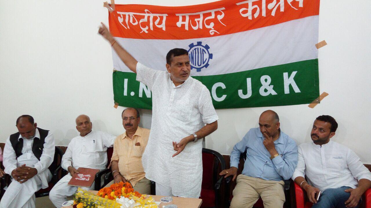 PDP-BJP Govt is anti-employees: Sham Lal Sharma