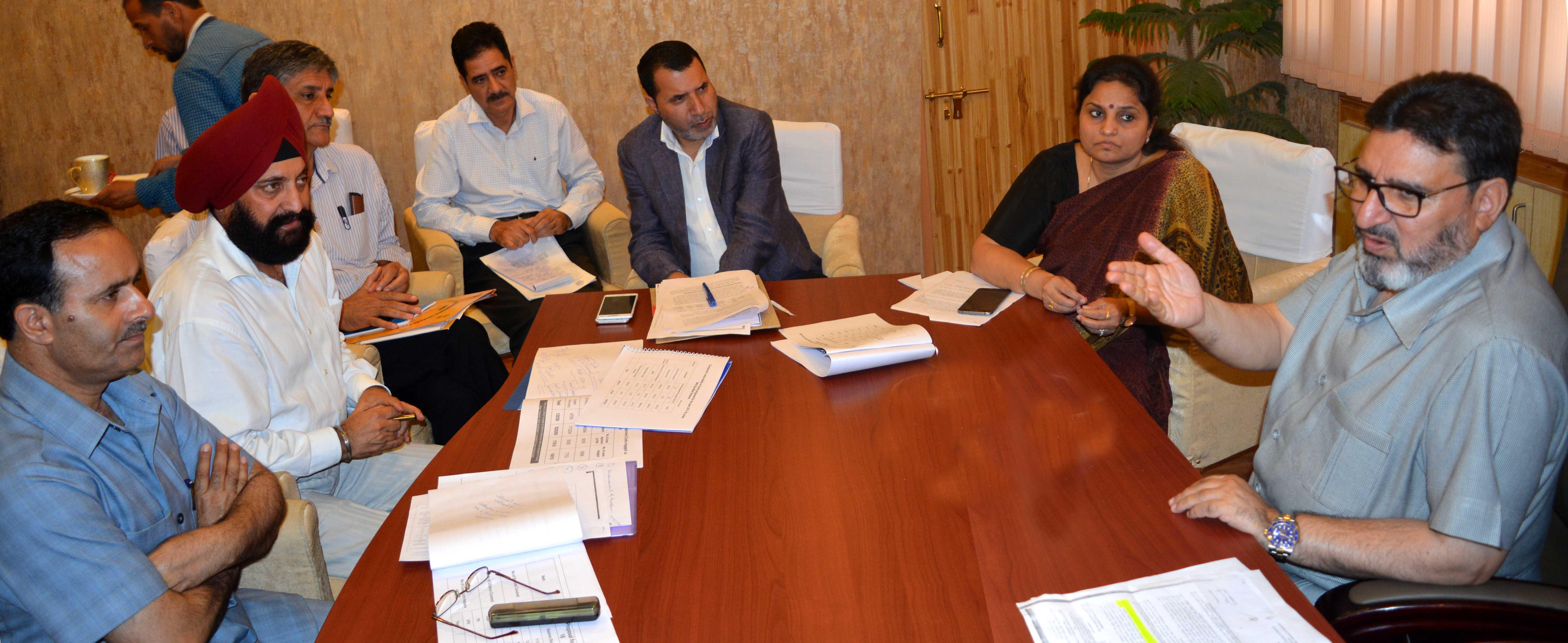 Altaf Bukhari for effective implementation of Mid-Day Meal Scheme