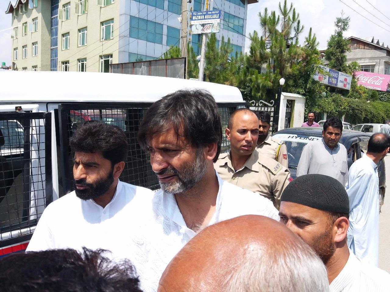 Malik brought to hospital for medical examinations