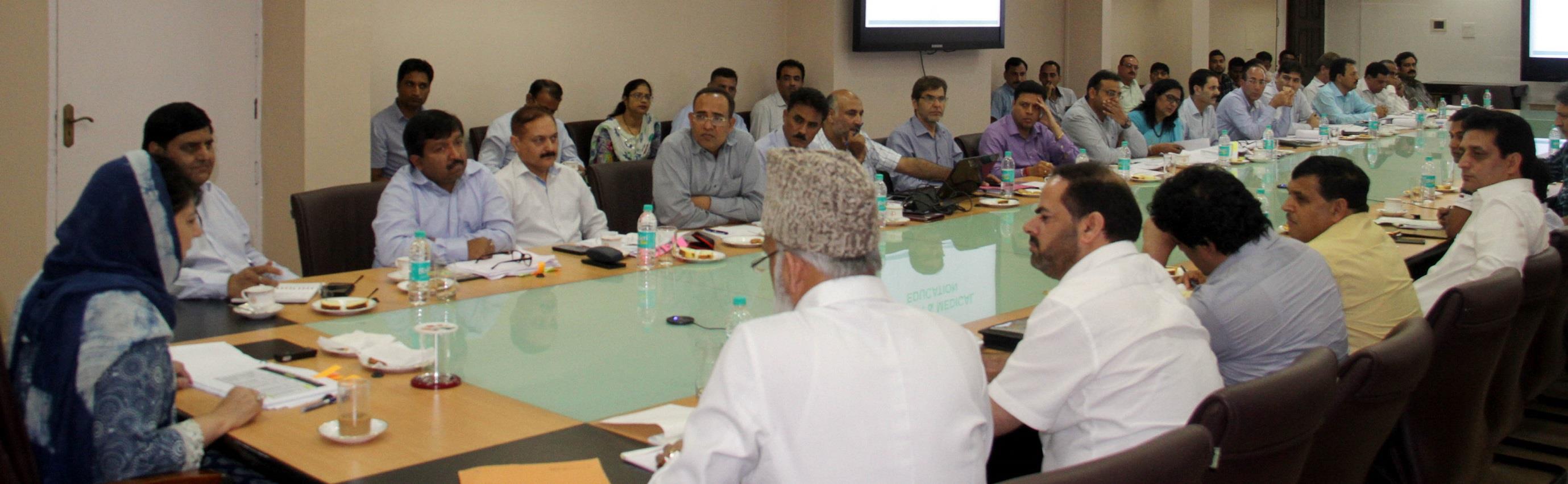 CM reviews key development projects of Chenab region
