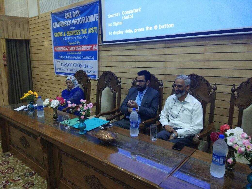 One day awareness programme on GST held in Anantang