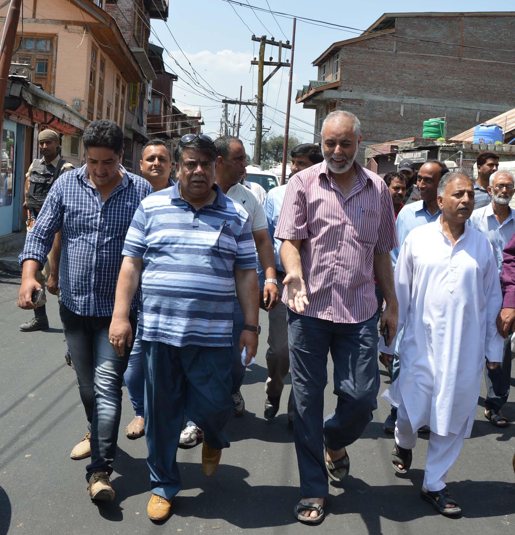 Alam tours Khanyar constituency