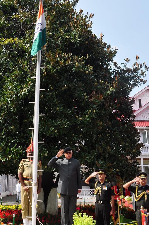 Independence Day celebrated at Raj Bhavan