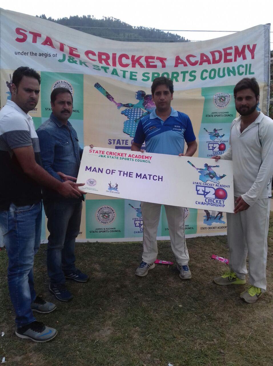 State Cricket Academy T-20 Championship