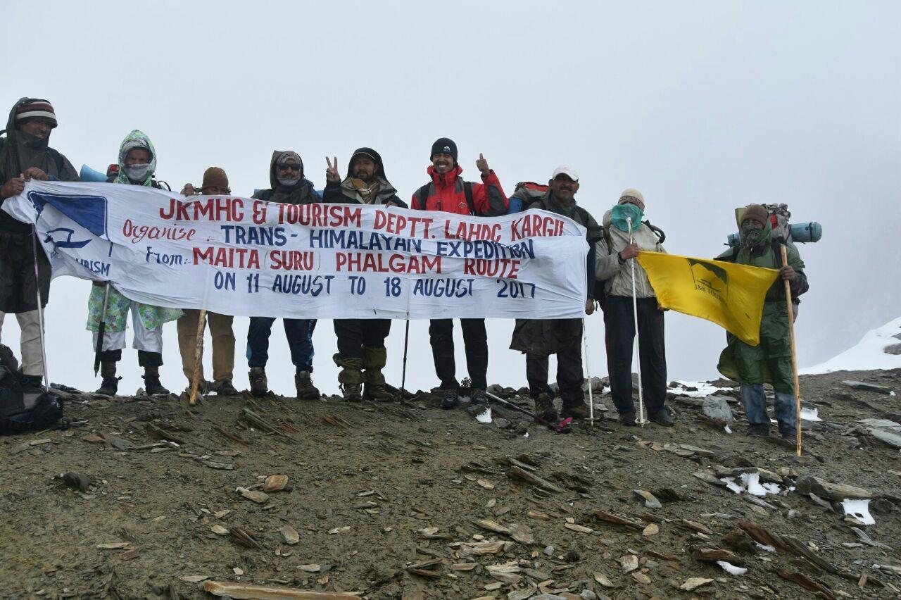 Tourism deptt conducts 1st Himalayan Traverse Expedition from Kargil to Pahalgam
