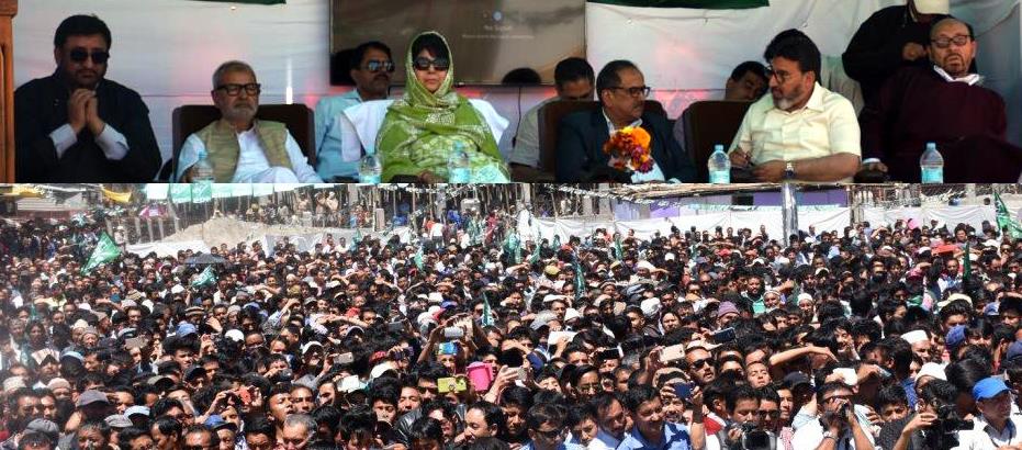 Mehbooba announces release of Rs. 10 cr for LAHDC Kargil