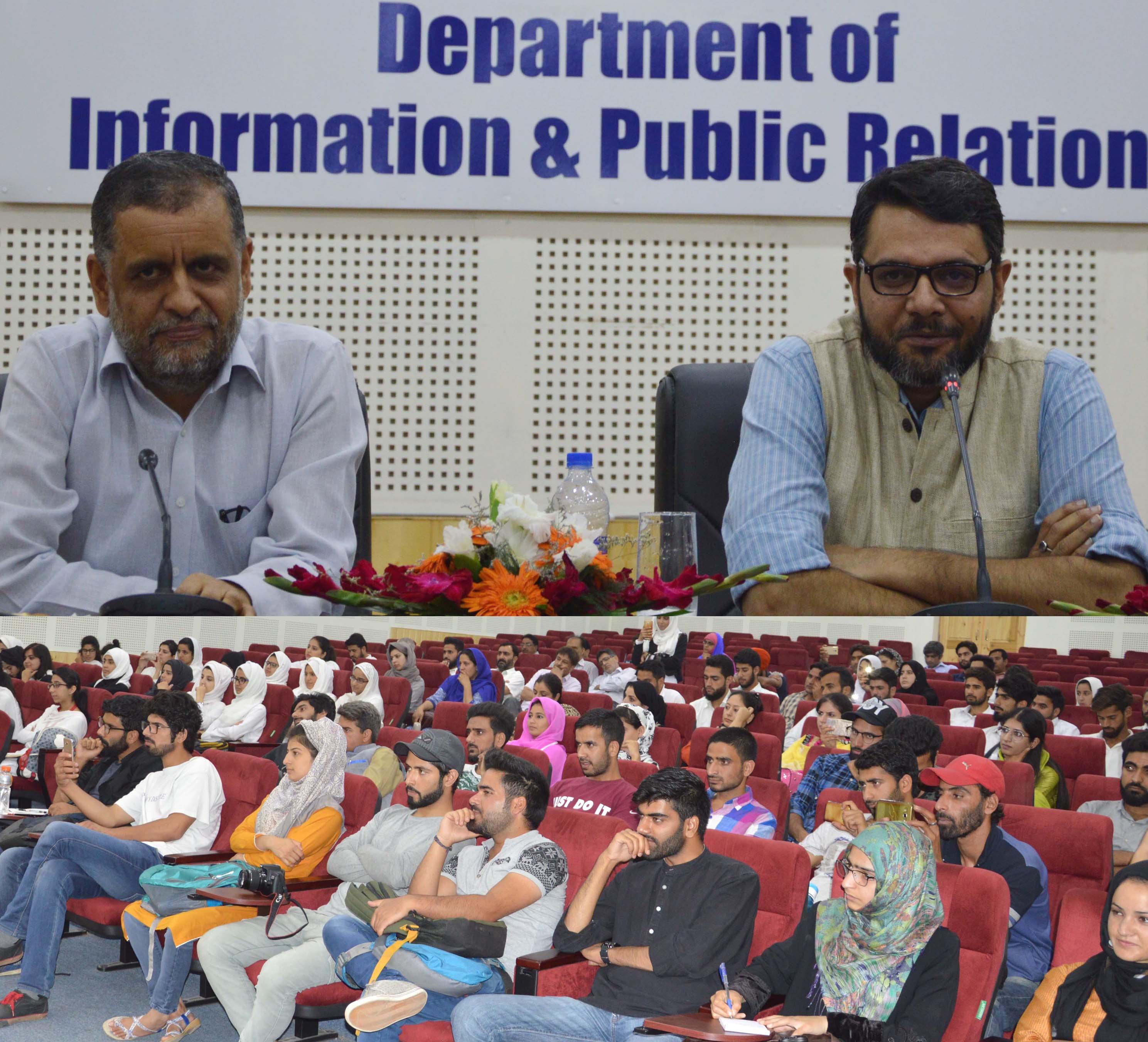 Information Department to offer internship to media students at Jammu, Srinagar: Muneer-ul-Islam