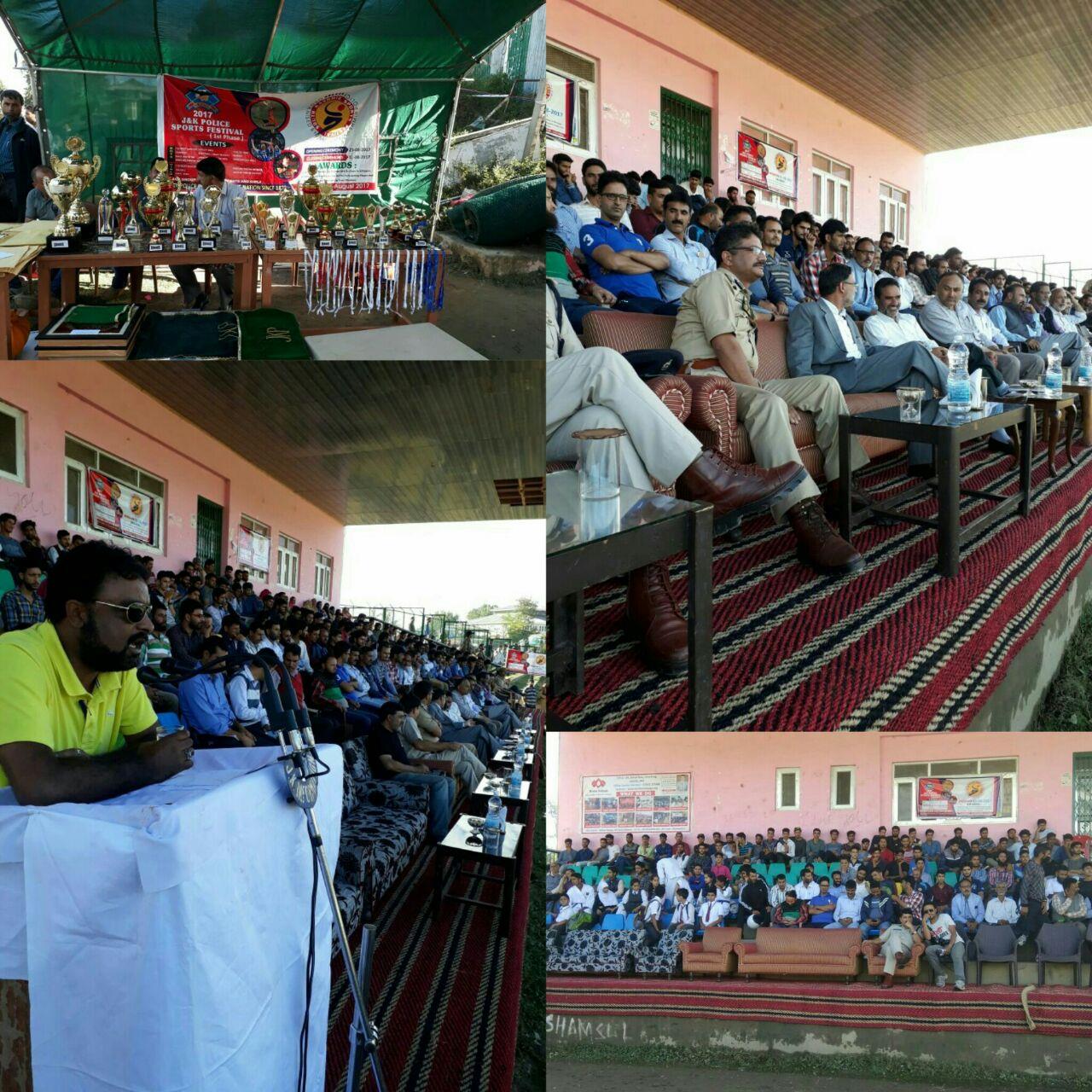 South Kashmir sports festival concludes in sports stadium Anantnag