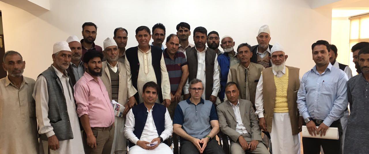 Omar Abdullah presided over meeting of NC Block Khag