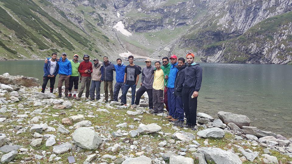 Over 100 undertake trekking to Tulain, Sourse lakes in Pahalgam