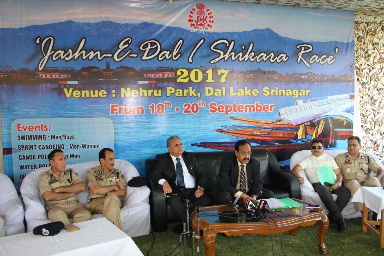 JKP to organize state Jashn-e-Dal and Shikara Race-2017