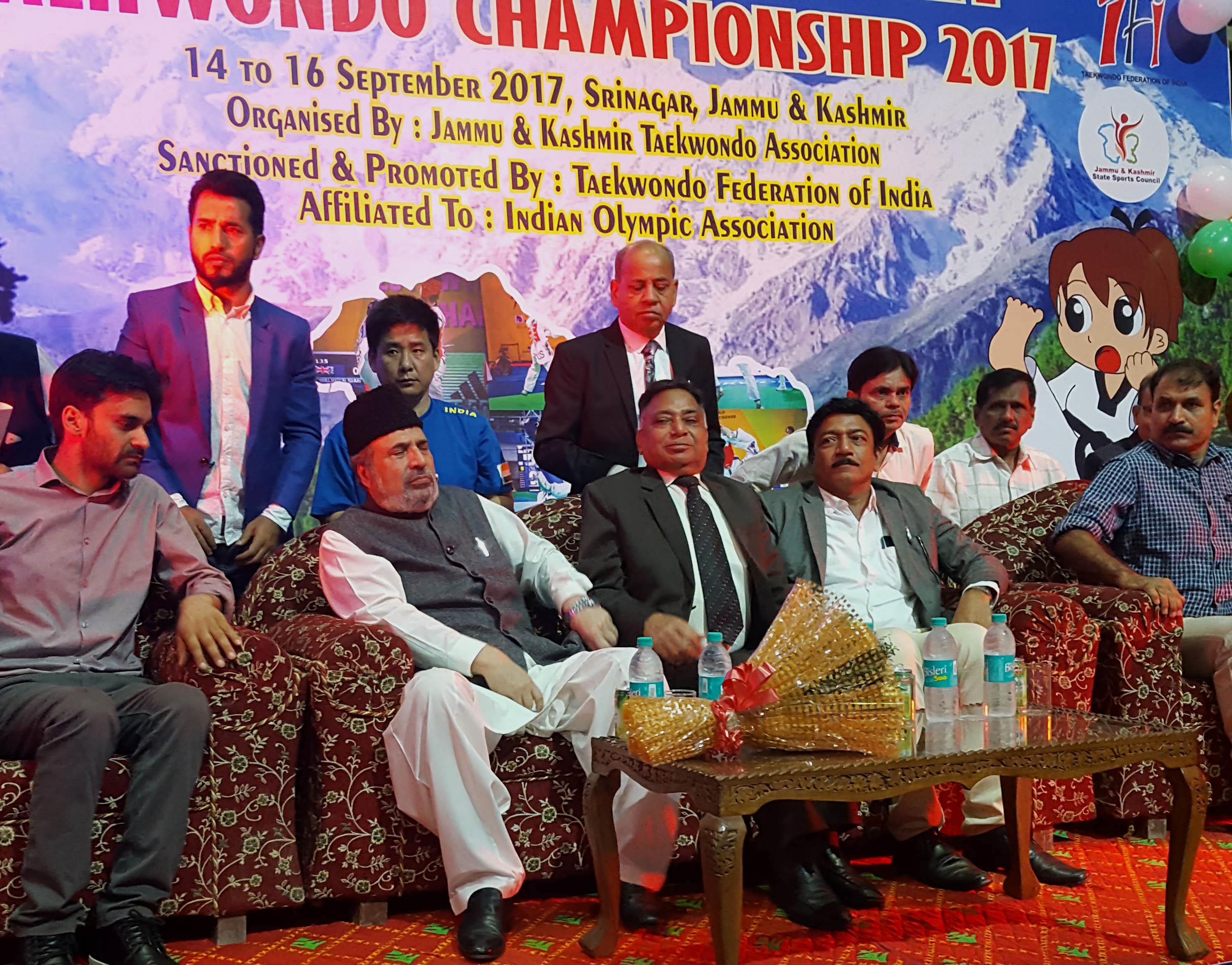Muzaffar Beig Inaugurates 10th Open National Taekwondo Championship
