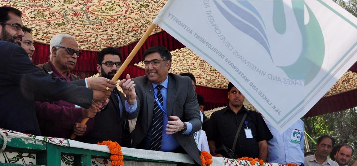 Governor flags off LAWDA’s “Swachhata Hi Sewa” progress