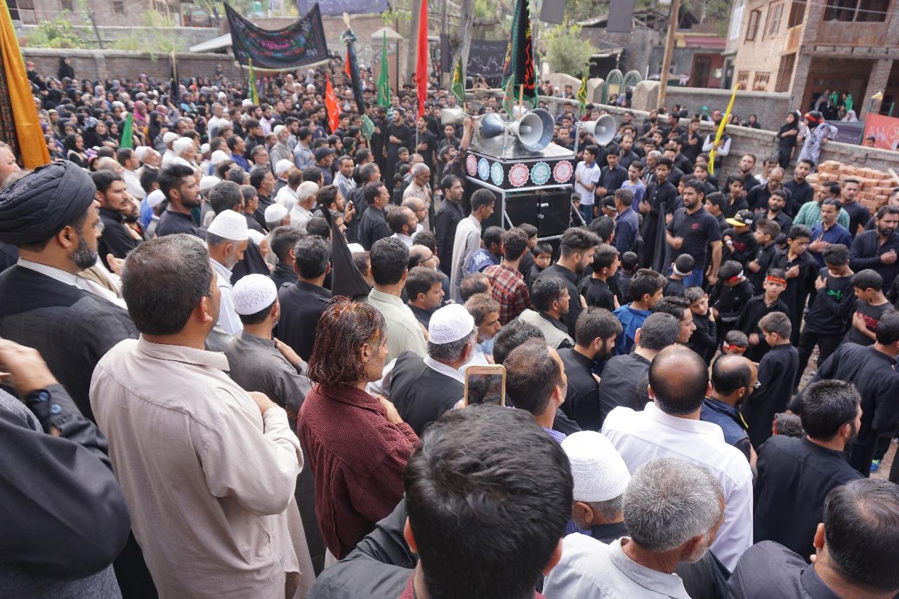 Muharam procession carried out in different parts of Kashmir