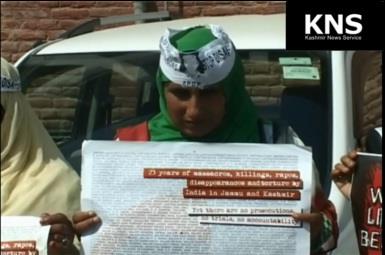 APDP protests against GoI’s refusal to allow any discussion on HR situation in JK