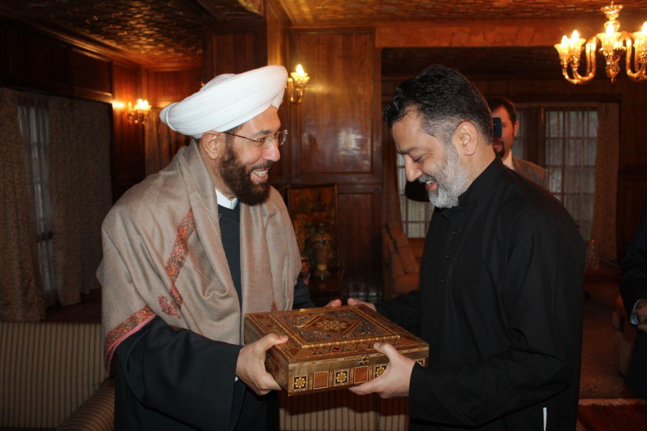Grand Mufti of syria calls on Imran Ansari
